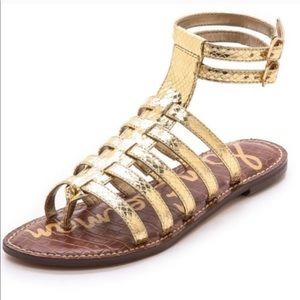 Sam Edelman Gilda Gladiator Sandal in gold